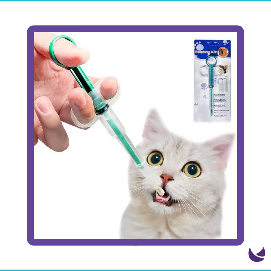 Cat Tablet Feeding Kit - Pill Shooter Syringe 1