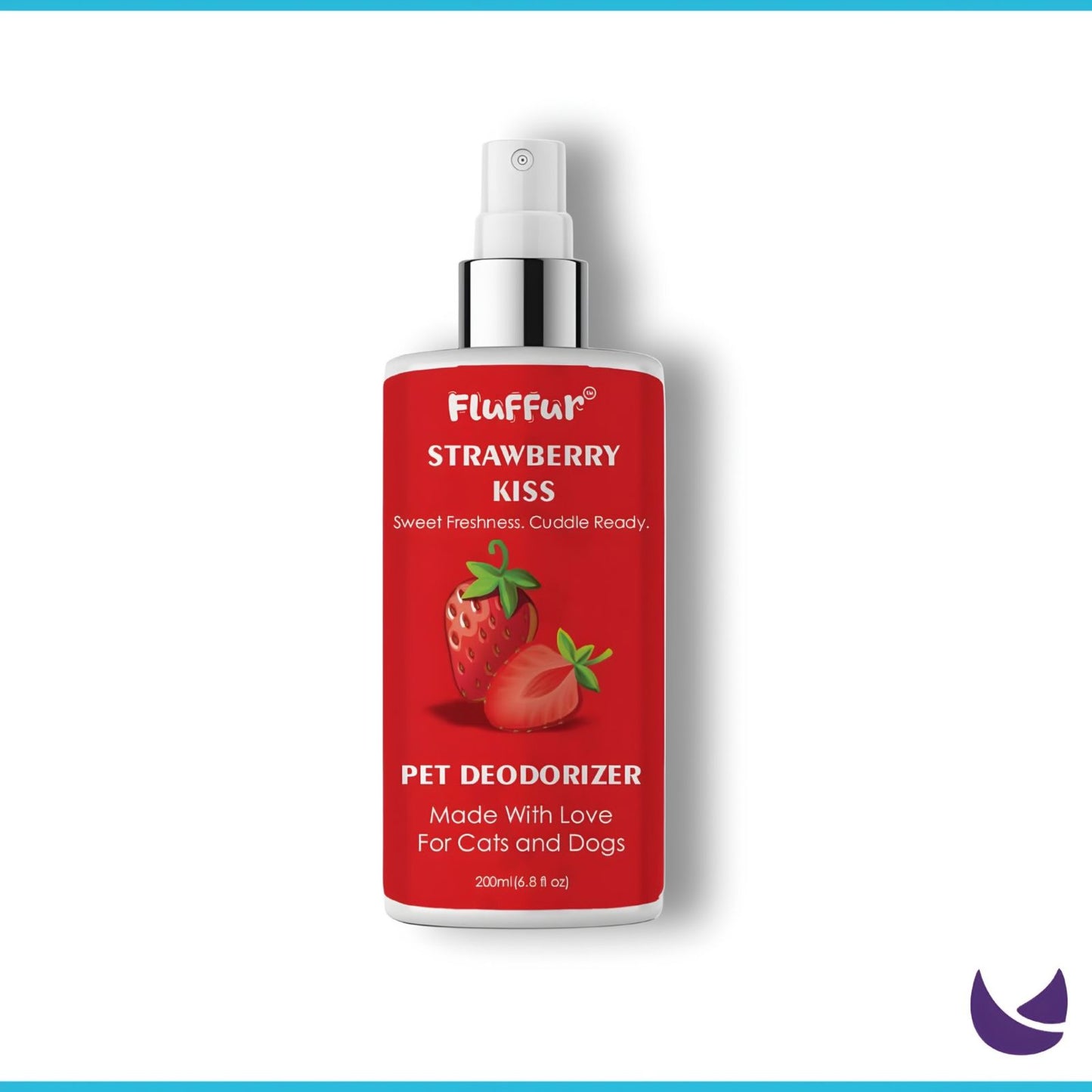 Fluffur Pet Deodorizing Spray – Strawberry Kiss Fresh – 200 ml