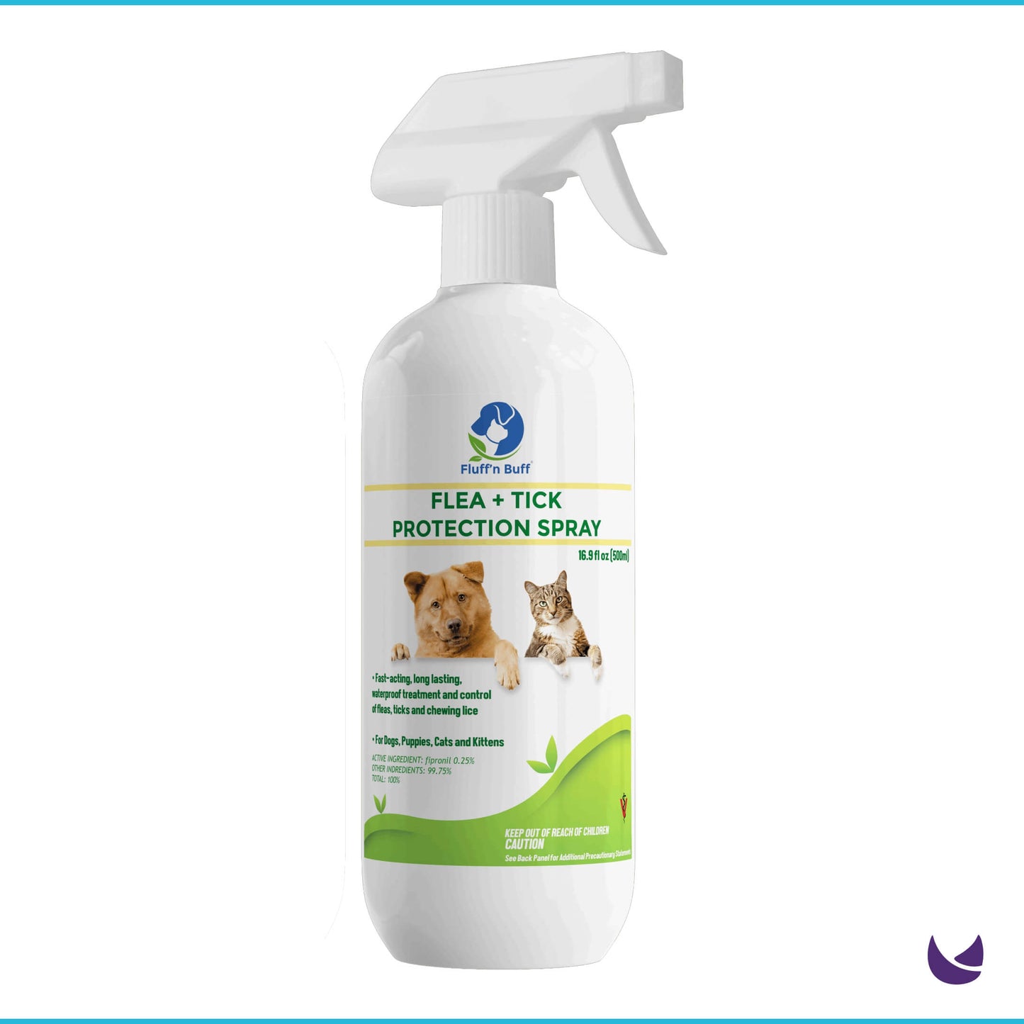Fluff 'n Buff Flea + Tick Protection Spray