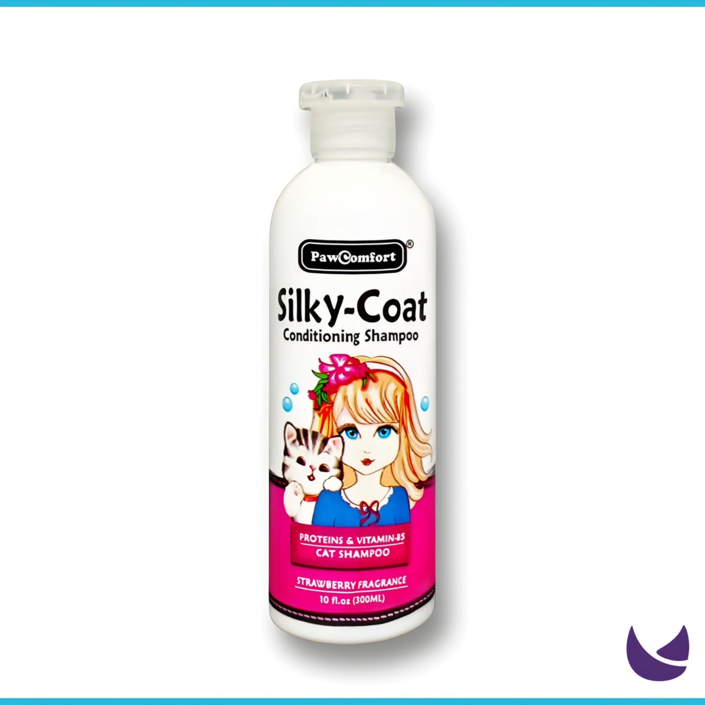 PawComfort Shampoo for Cats Silky Coat Pink