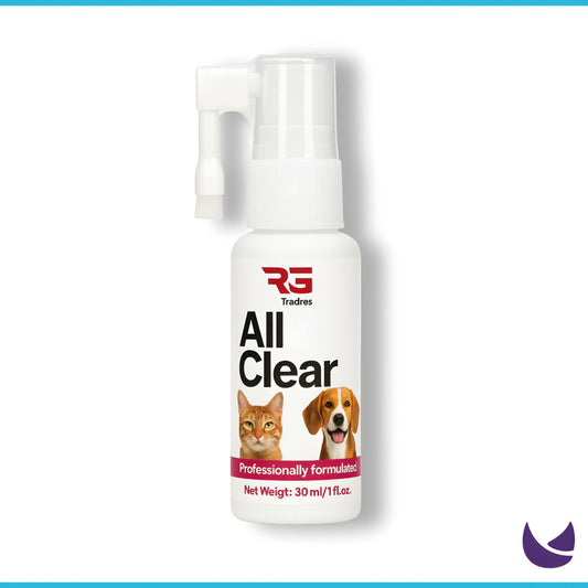 All Clear Ear Drops for Ear Mite Treatment in Cats and Dogs