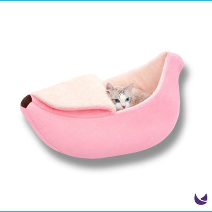 Cat Banana Bed and House