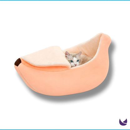 Cat Banana Bed and House