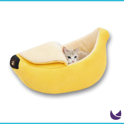 Cat Banana Bed and House