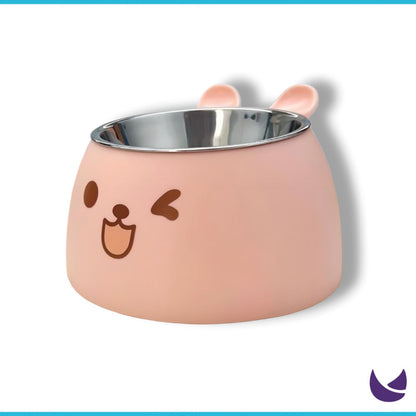 Cute Cartoon Stainless Steel Cat Bowl