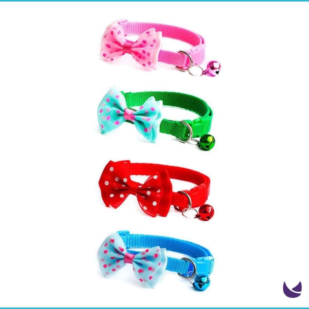 Cat Bow Collar | Cute Nylon Collar for Cats and Kittens