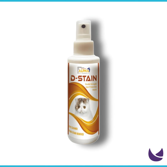 D-Stain Spray for Pet Eye Cleaning and Stain Removal (120ml)