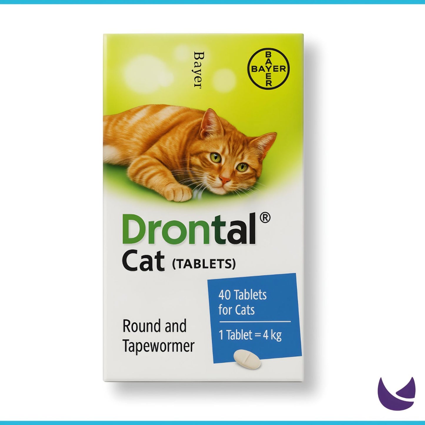 Drontal Tablet for Cats (1 Tablet)