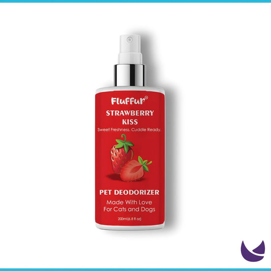 Fluffur Pet Deodorizing Spray – Strawberry Kiss Fresh – 200 ml