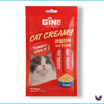 Gino Creamy Lickable Treats For Cat – 75 Grams 1