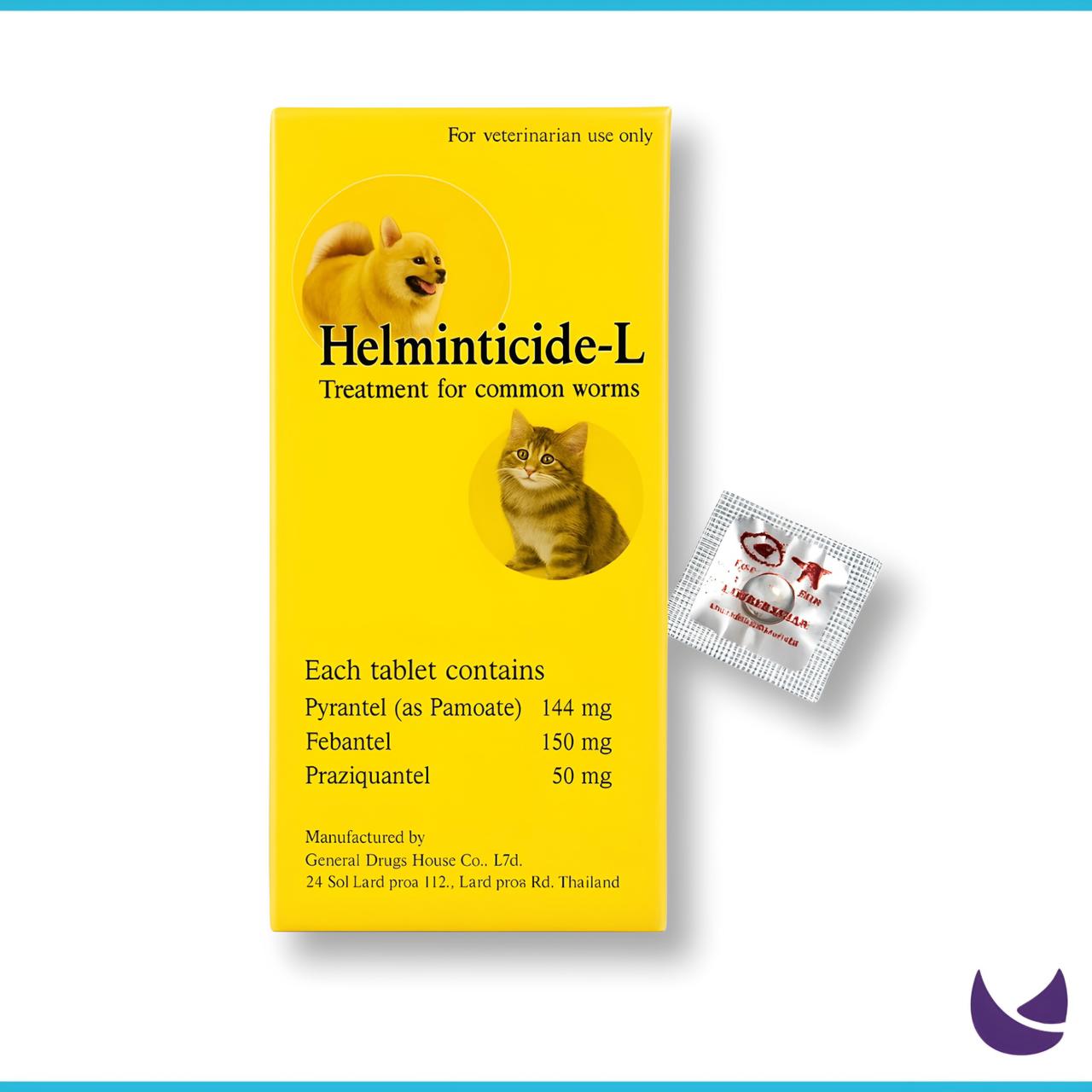 Helminticide-L Dewormer for Dogs and Cats