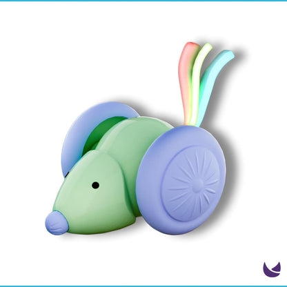 Interactive Mouse Cat Toy with Rolling Wheels 2