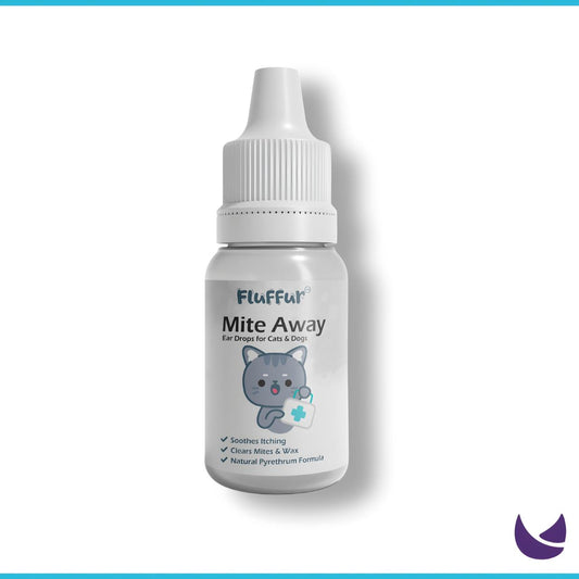Mite Away – 15ml Ear Mite Drops for Cats & Dogs