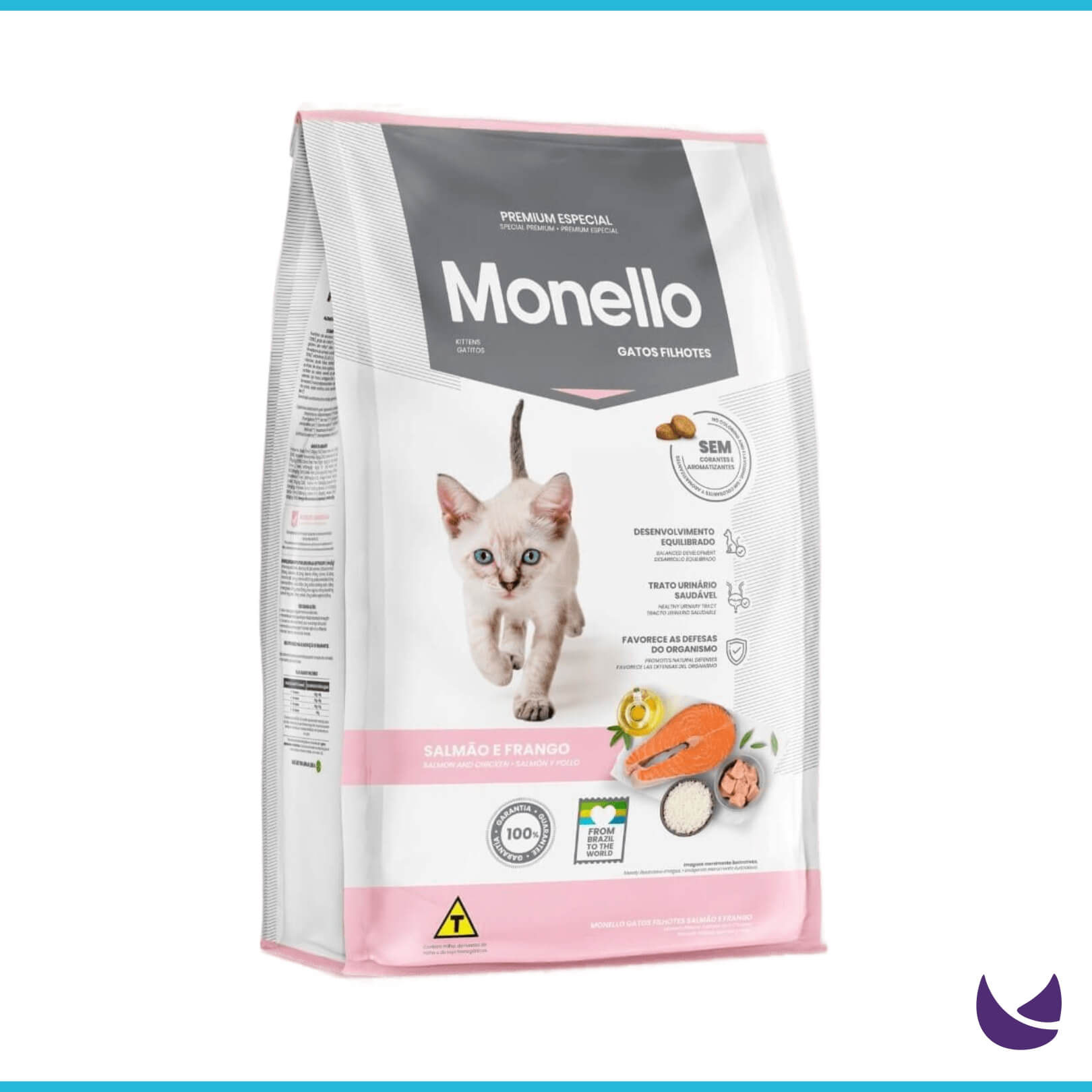 Monello Kitten Food pink pack