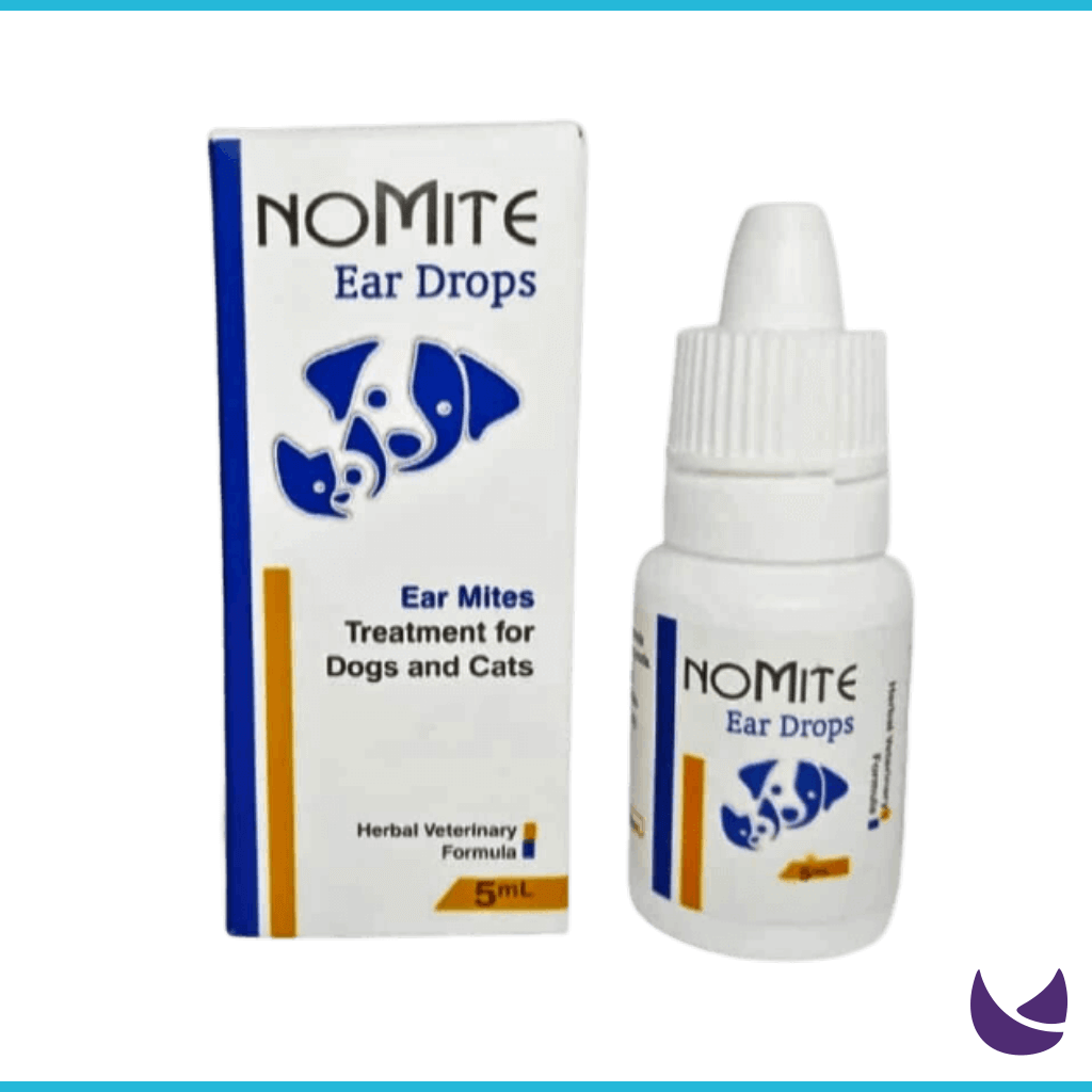 Nomite Ear Drops for Ear Mite in Cats and Dogs (5ml)