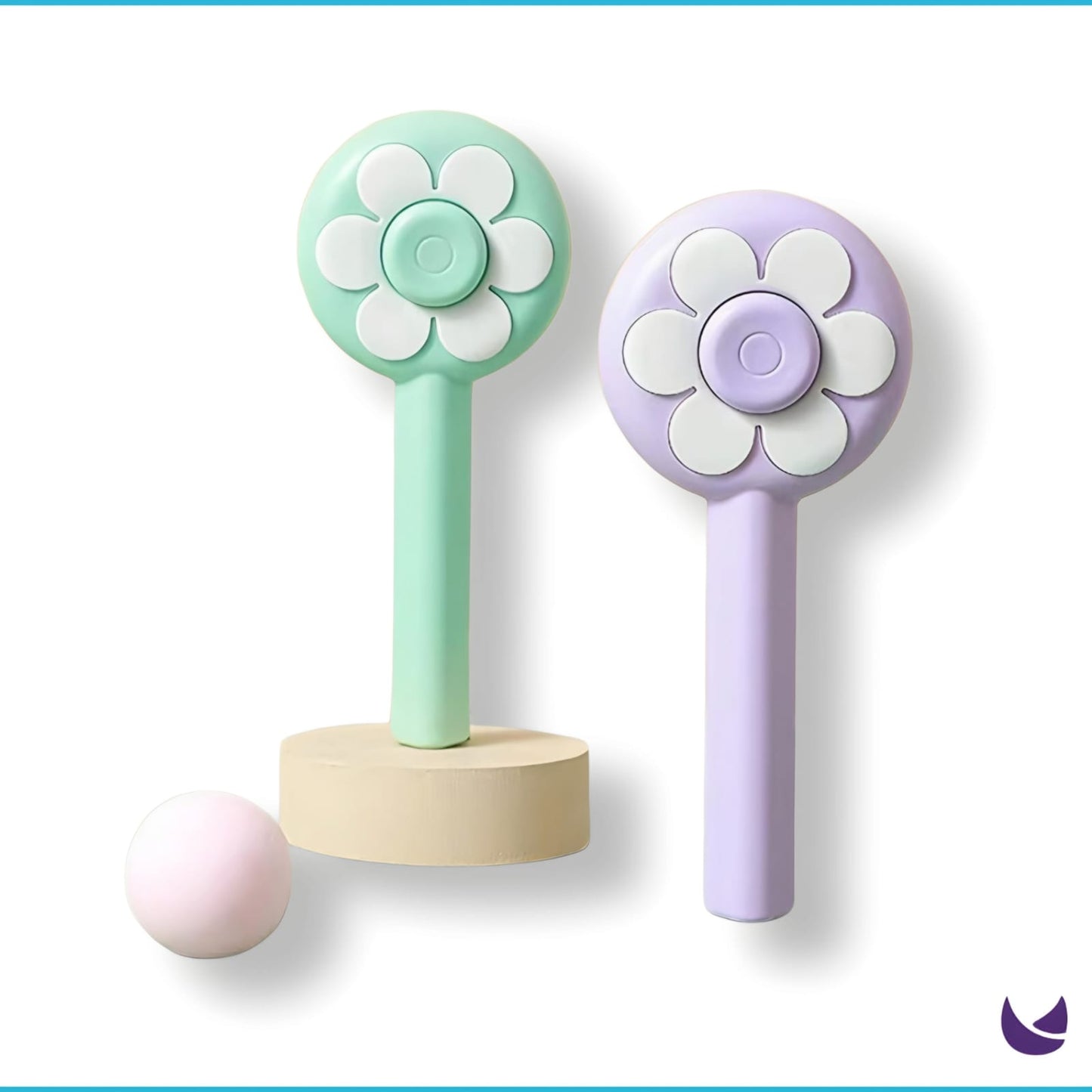 One-Button Flower Pet Brush