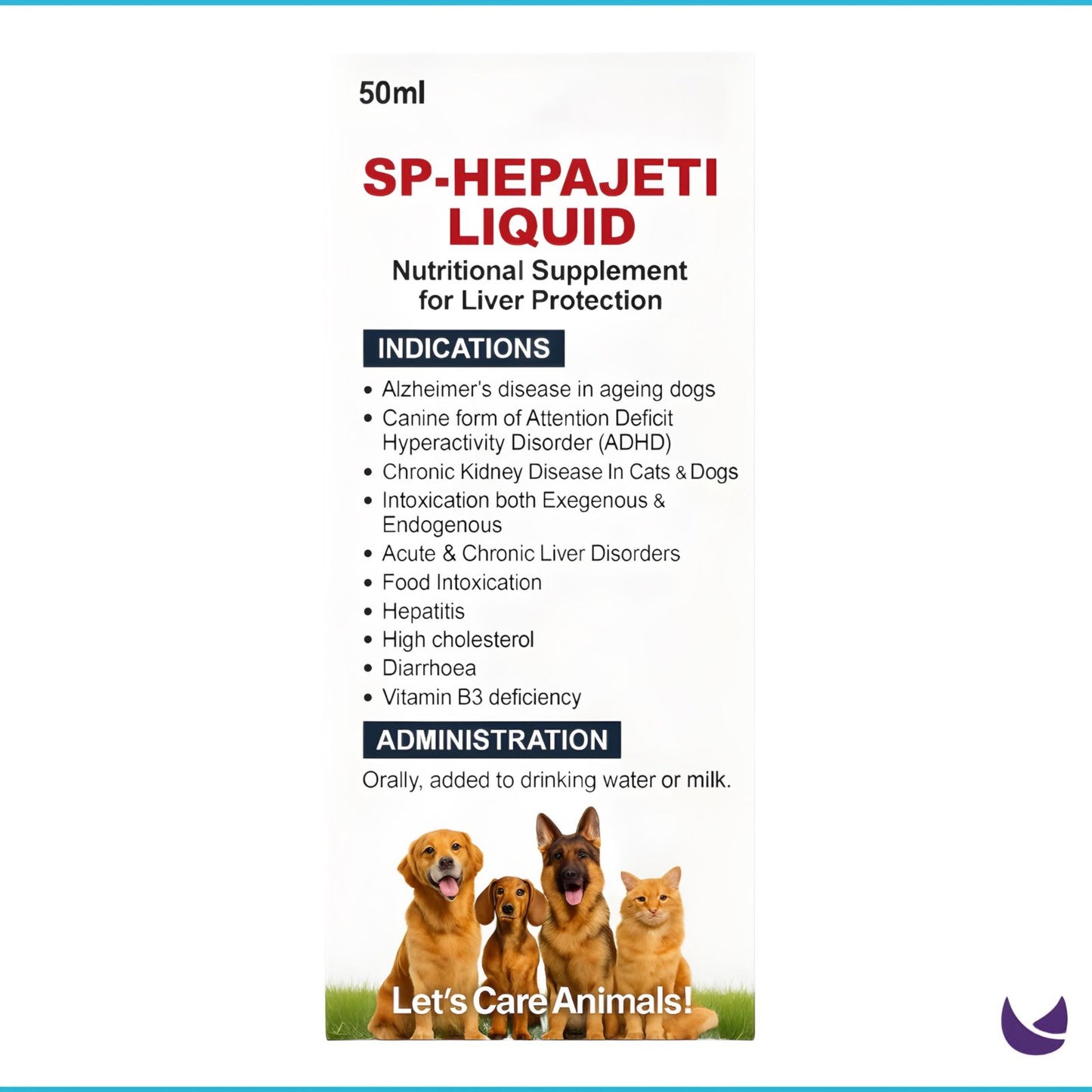 SP-Hepajeti Liquid: Advanced Liver Tonic for Dogs & Cats