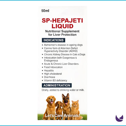 SP-Hepajeti Liquid: Advanced Liver Tonic for Dogs & Cats