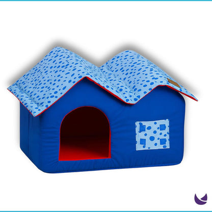 Soft Foam Double Roof Cat House for Cats 1
