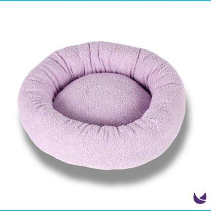 Soft Plush Round Cat Bed for Indoor Cats