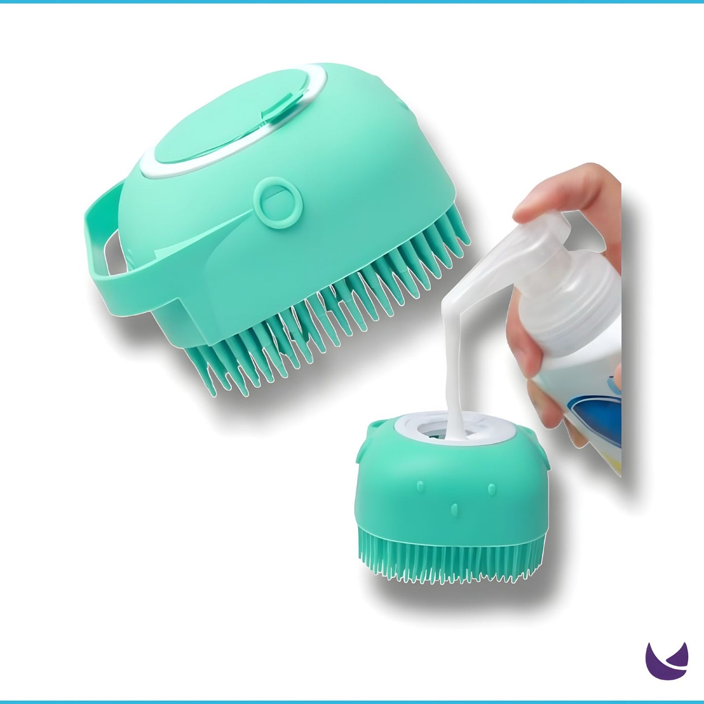 Soft Silicone Bath Brush for Cats & Dogs