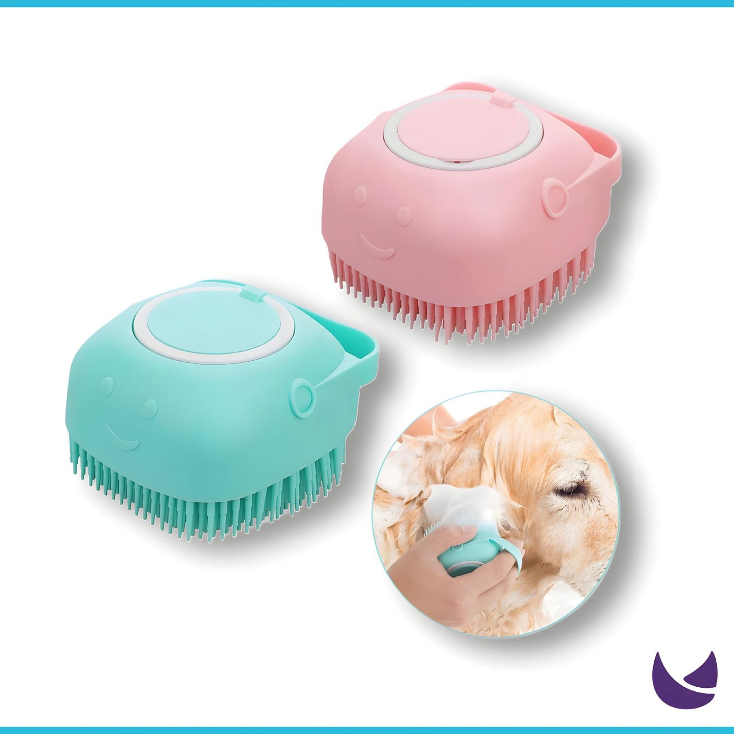 Soft Silicone Bath Brush for Cats & Dogs