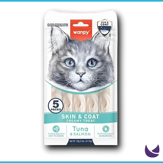 Wanpy Skin and Coat Creamy Treat Tuna & Salmon
