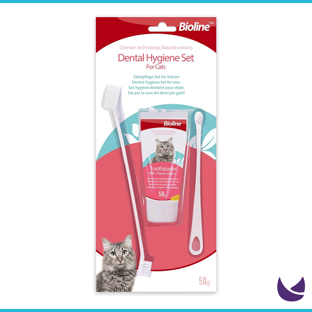 Bioline Dental Hygiene Set for Cats