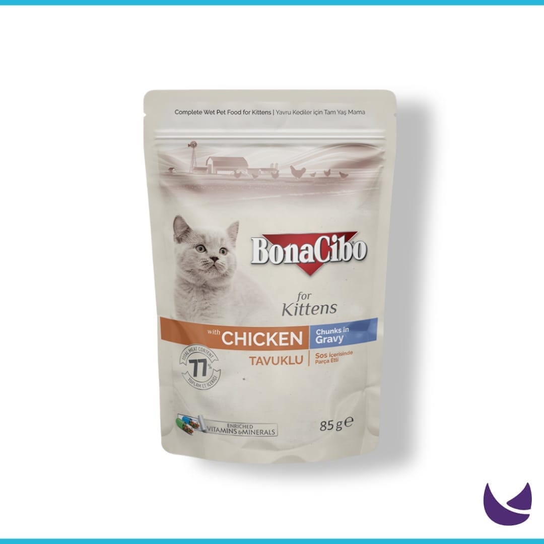 BonaCibo Wet Cat Food Pouch