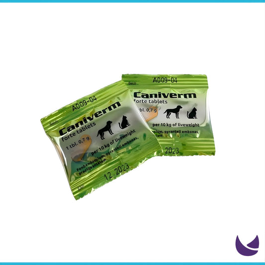 Caniverm Deworming Tablet – For Adult Cats and Dogs