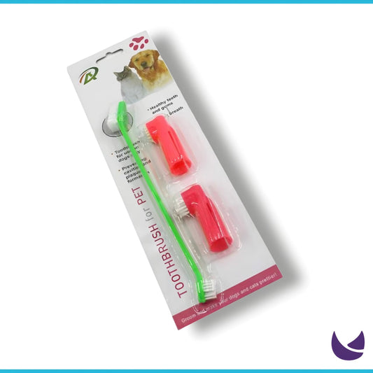 Cat Toothbrush Set