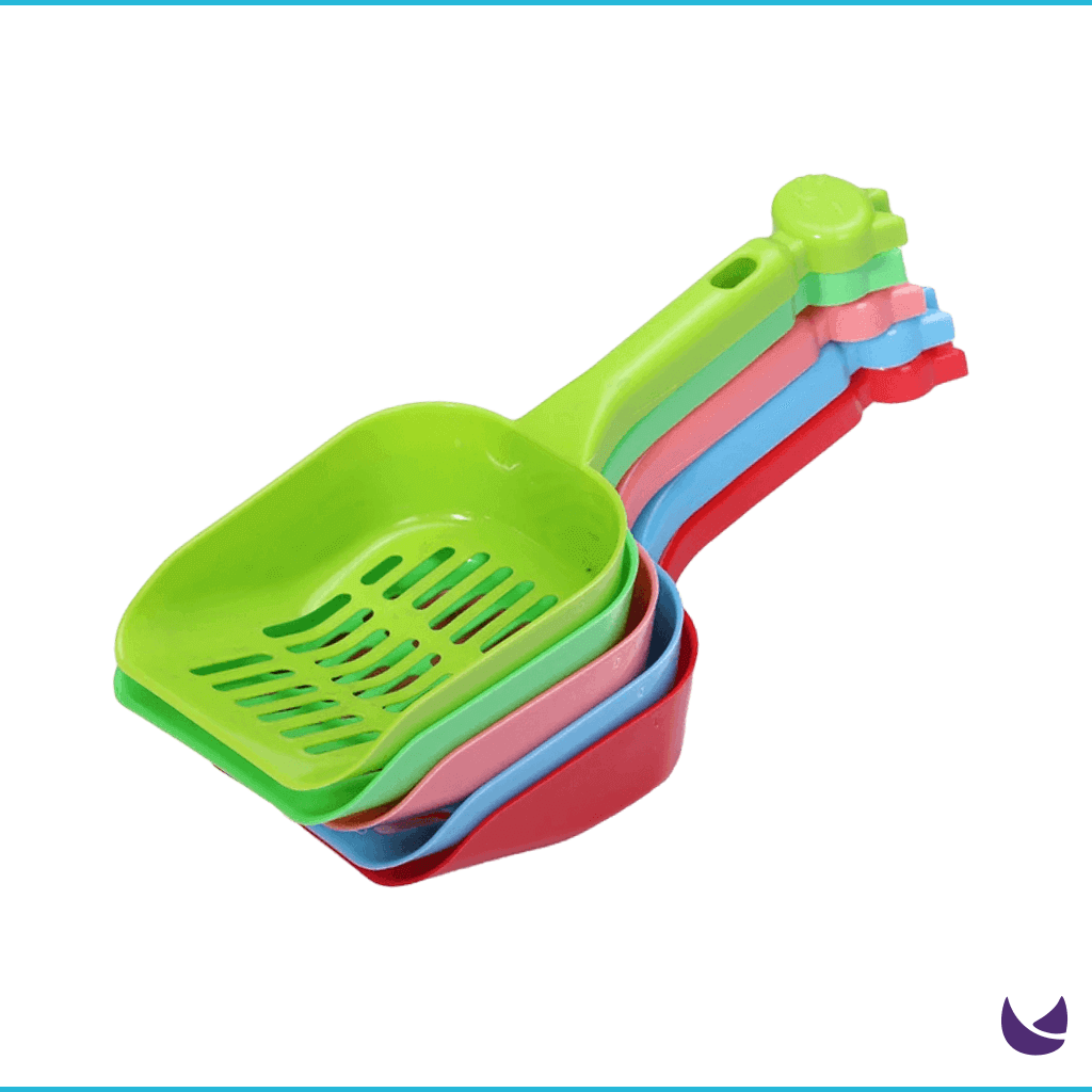 Litter Scoop - Plastic Shovel for Cat Litter Box