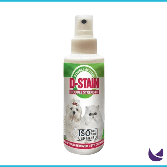 D-Stain Spray for Pet Eye Cleaning and Stain Removal