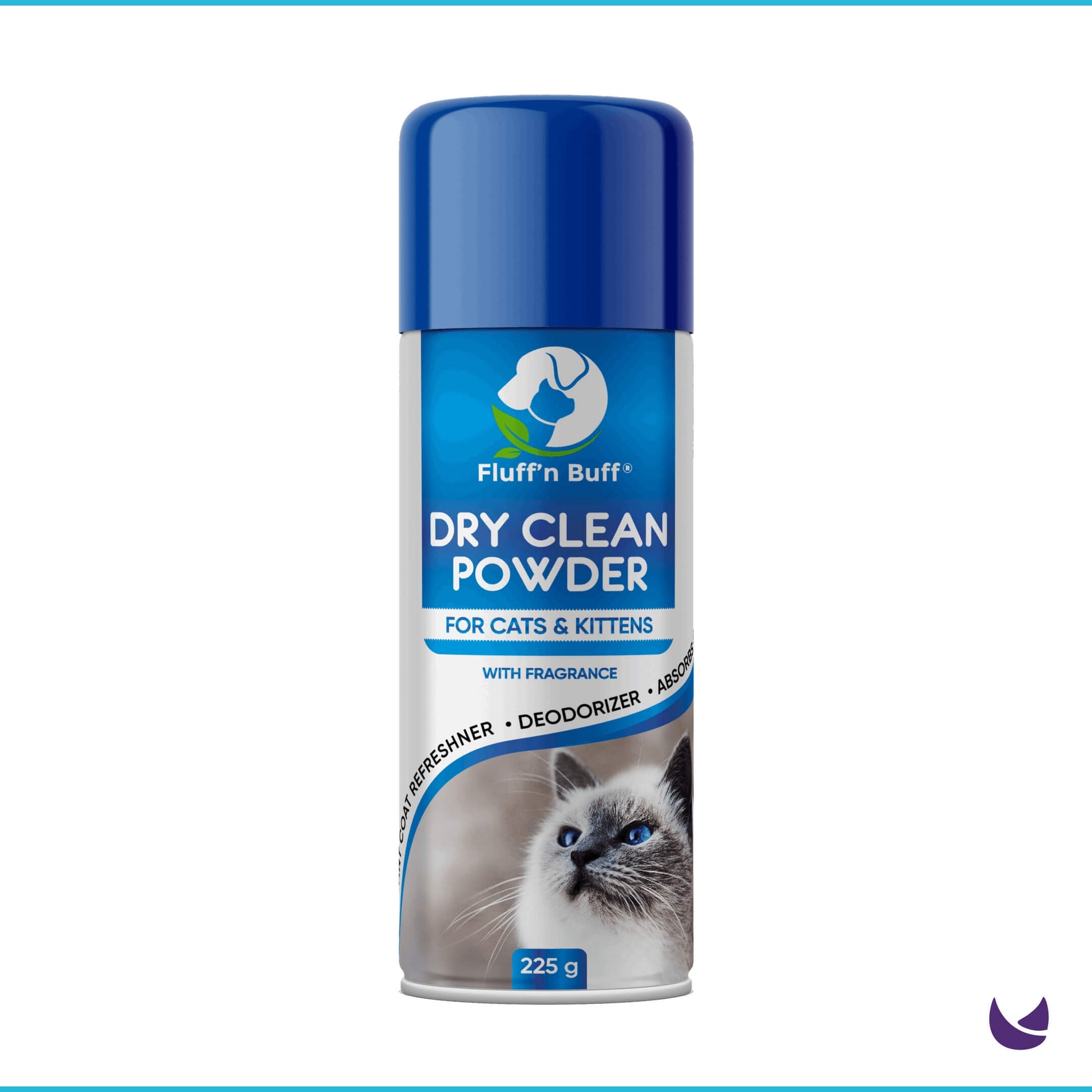 Fluff n Buff Dry Clean Powder for Cats and Kittens