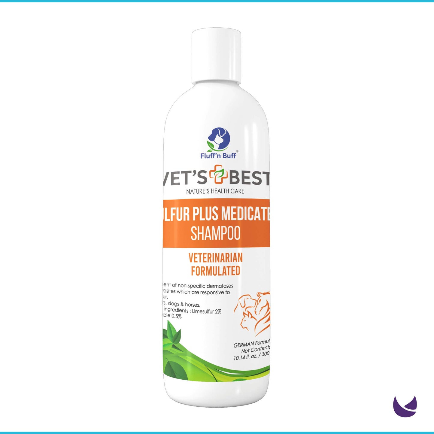 Fluff 'n Buff Sulfur Plus Medicated Shampoo