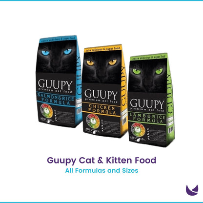 Guupy Pet Food all variants and sizes
