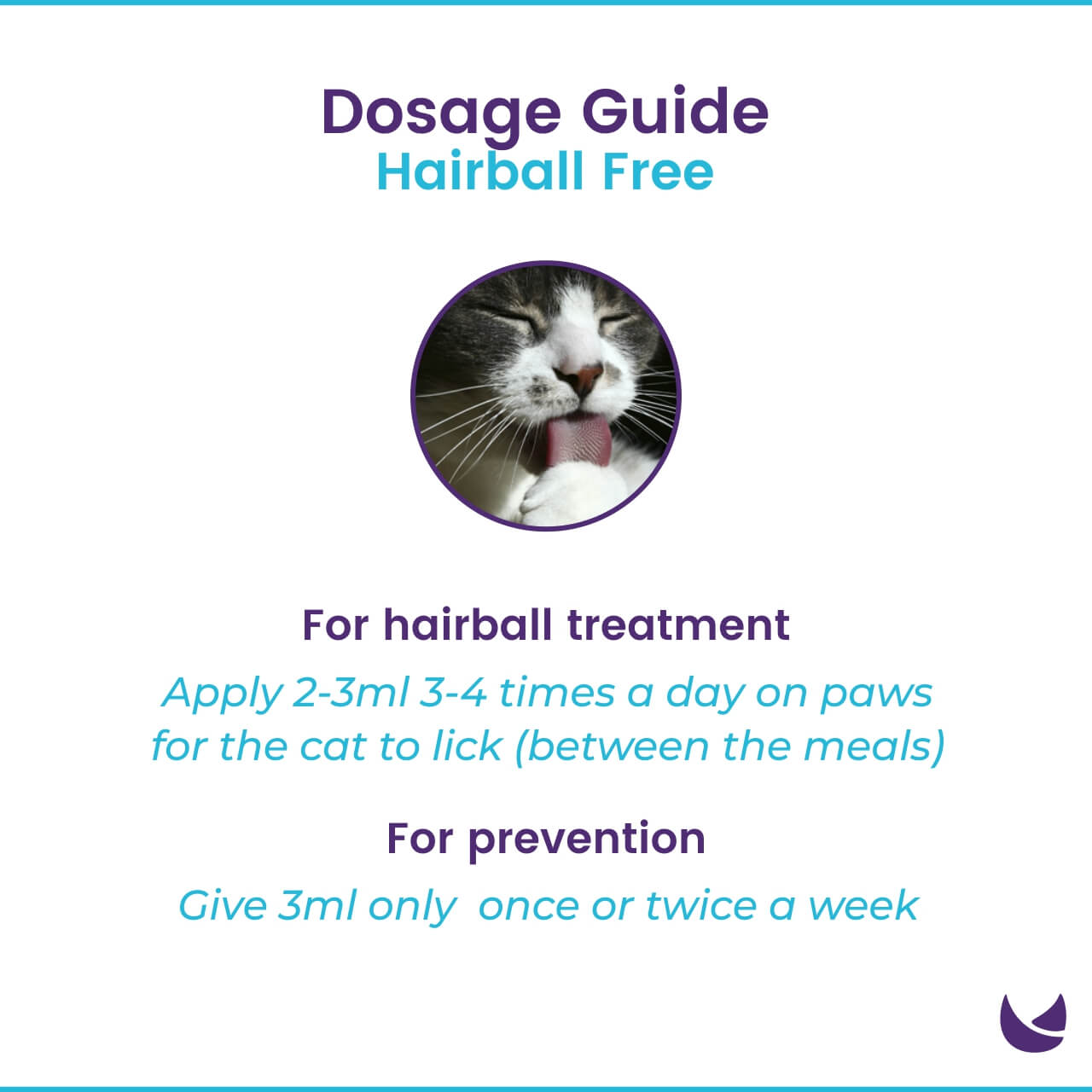 Hairball Free treatment dosage guide