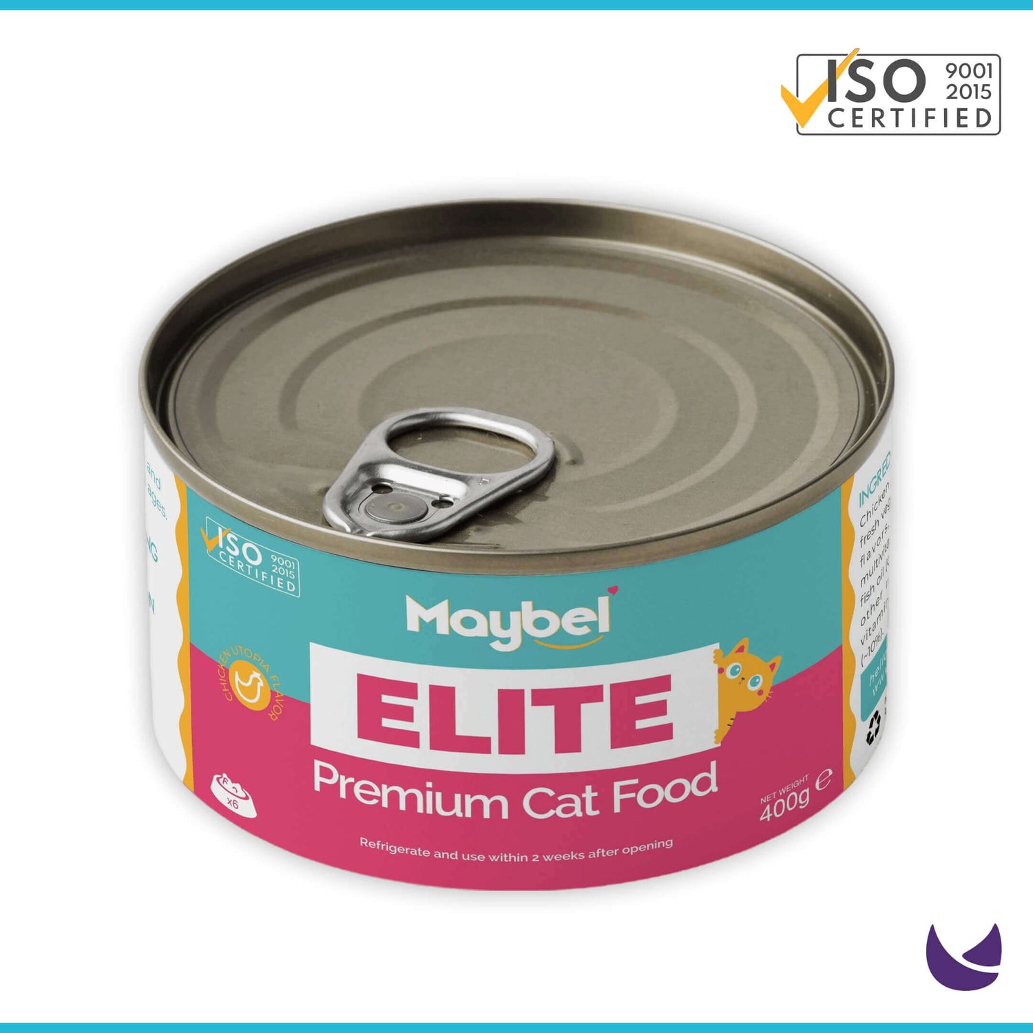 Maybel Elite Premium Cat Food New Packaging - ISO 9001:2015 Certified