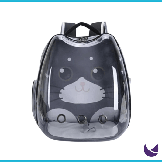 Cute transparent cat travel bag