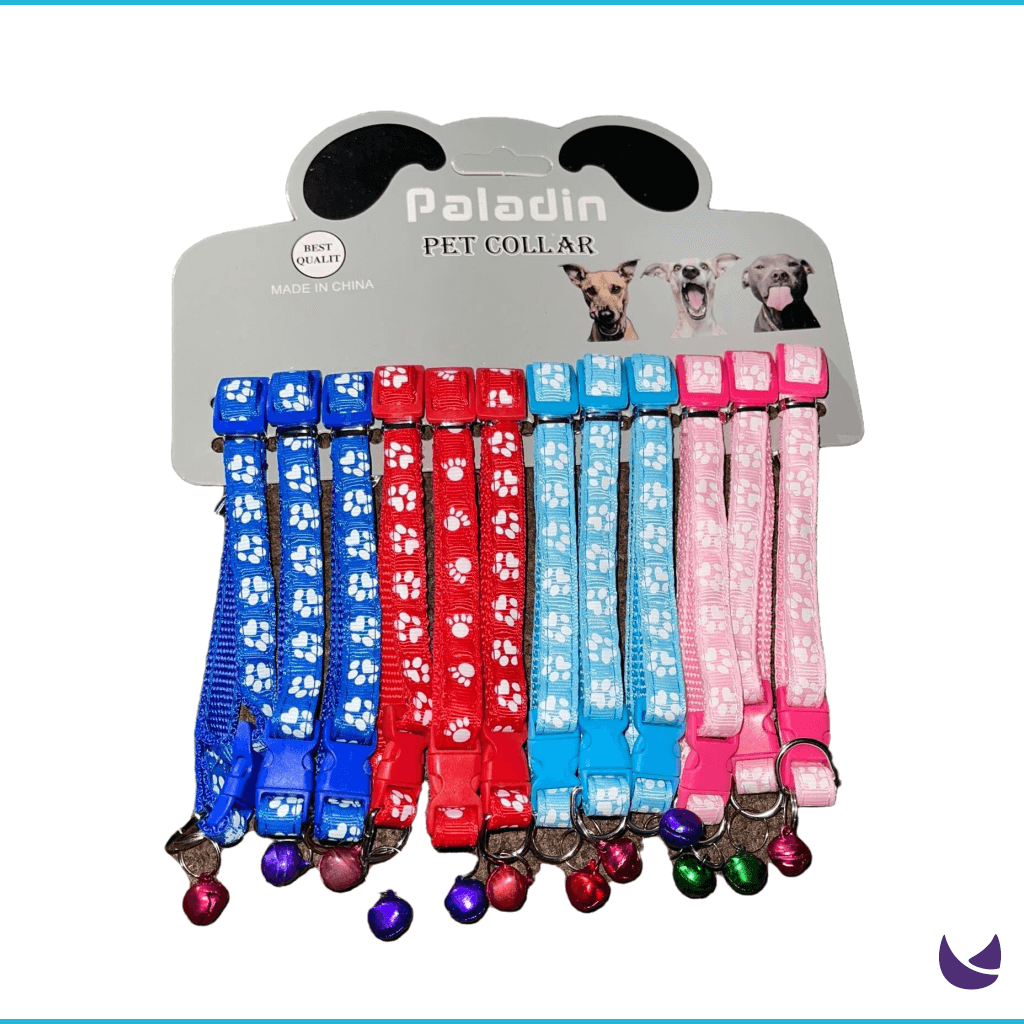 Adjustable Cat Collar | Colorful Kitten Bow Collar