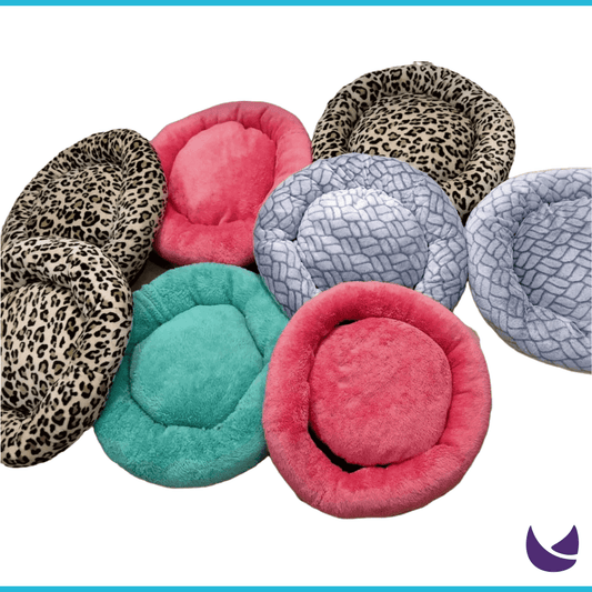 Multi color soft bed cushions for pets