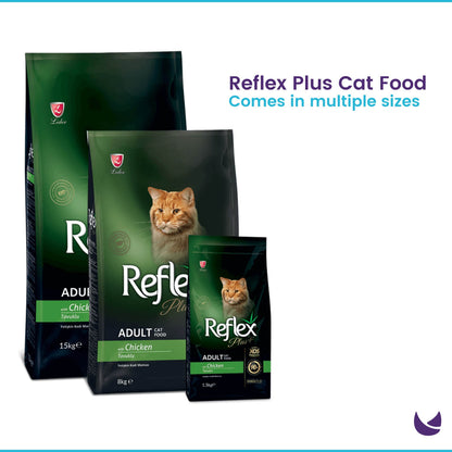 Reflex Plus for Adult Cat Chicken - Multiple Sizes